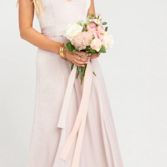 NWT Show Me Your Mumu Jenn Maxi Dress Ring Sheen XXXL New With Tags Bridesmaid - Picture 11 of 12